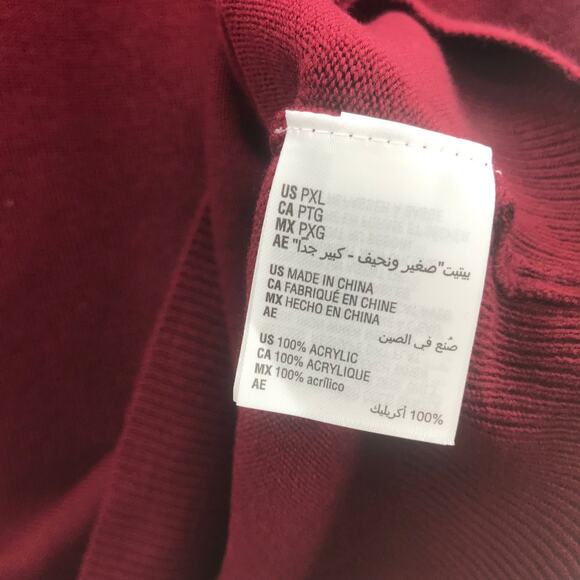 Karen Scott Crew Neck Pullover Back Zip Sweater XL - Picture 2 of 5